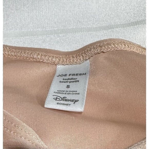 Joe Fresh Disney Princess Dress Size 5T Dress Up Play Peach Belle Jazmine - Picture 7 of 10